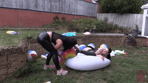 Tiana & Char - Inflatables are made for Popping (Wide Angle)